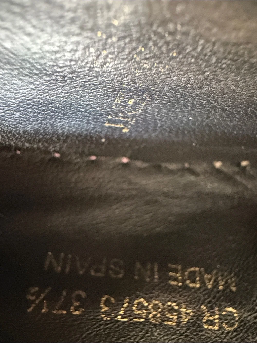 Saint Laurent black leather
